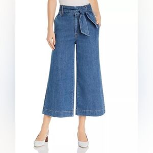 NWT Joie Marylu High-Rise Culotte Jeans in Denim Sky